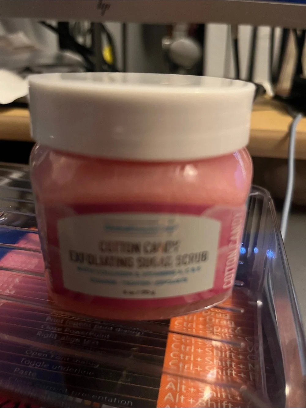 Cotton Candy Exfoliating Sugar Scrub - Pink